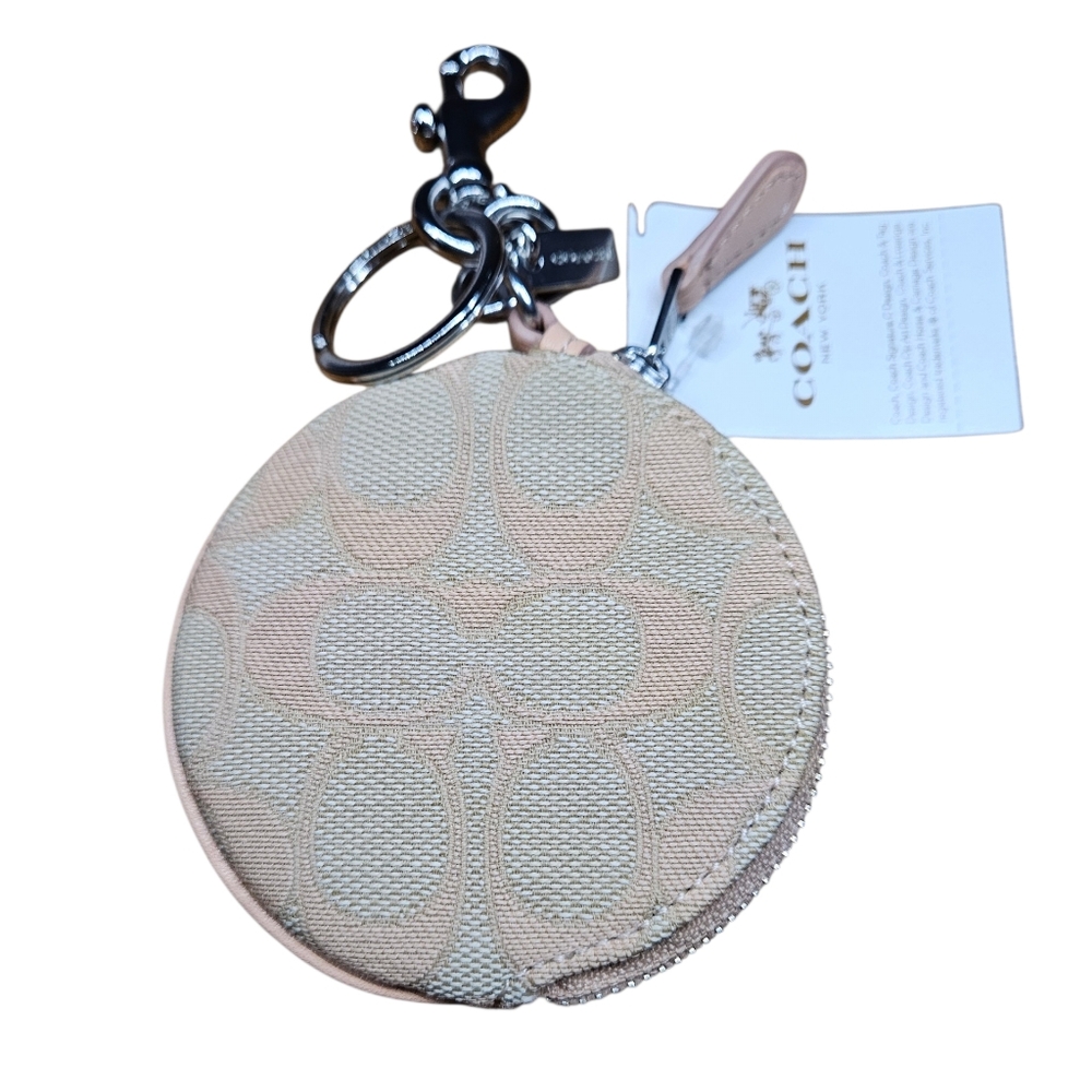 Coach Circular Coin Case Charm